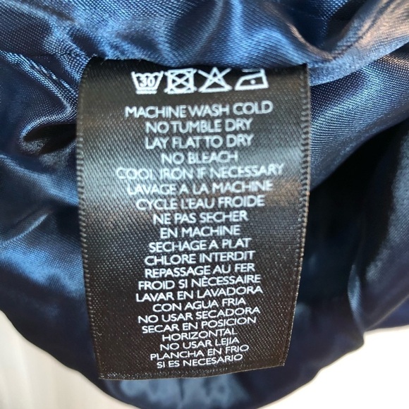 Slate & Stone Men’s Navy Raglan Baseball Jacket M - Picture 15 of 16